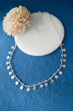 Classic Circle Garland Sterling Silver Necklace