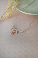 Luminous Knot Sterling Silver Chain Necklace