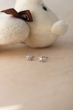 Star Twinkle Sterling Silver Stud Earrings