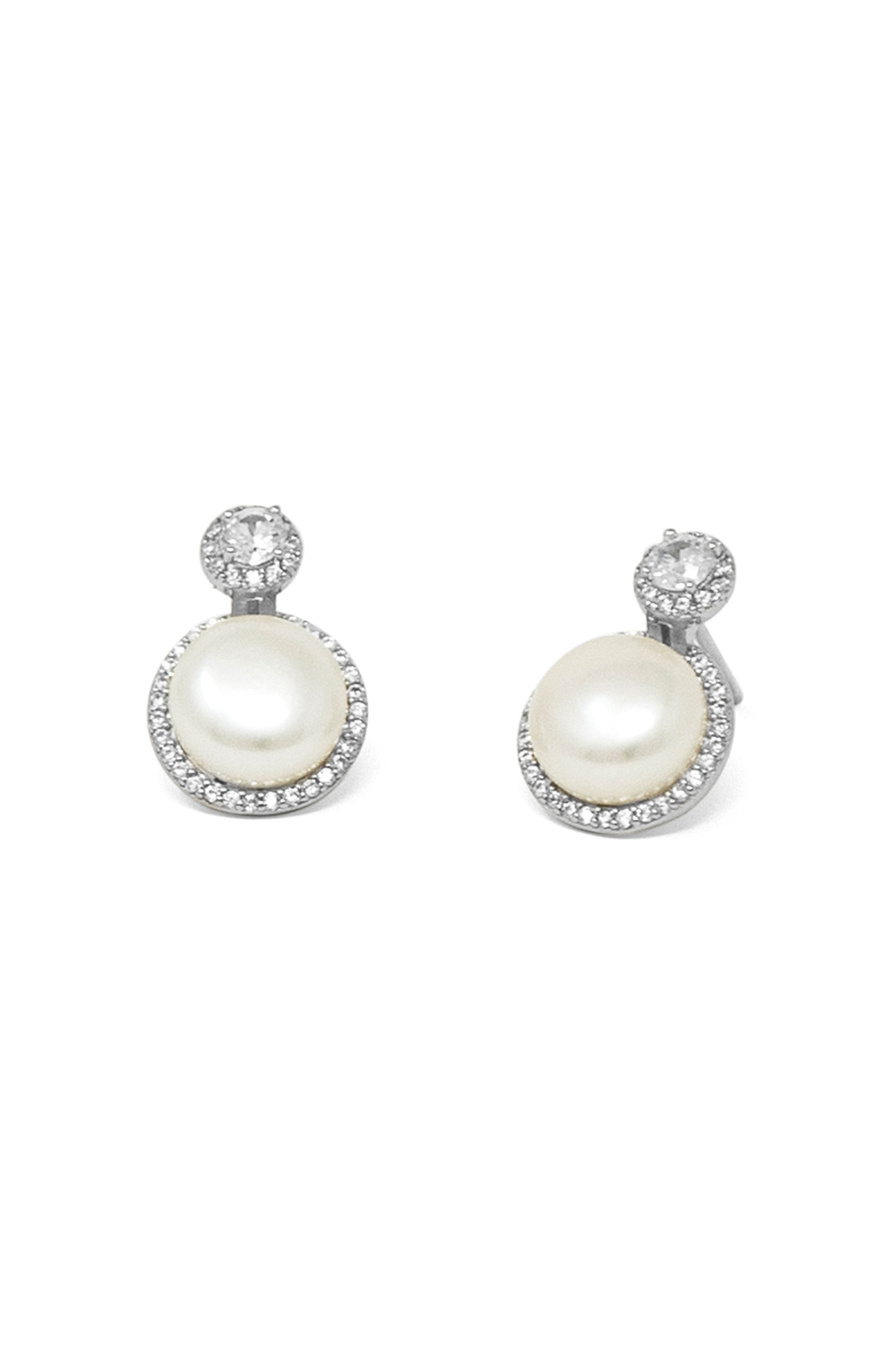 Classic Pearl and Diamond Earrings – Bella's Fine Jewelers