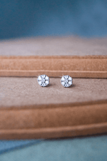 Classic Cluster Mini Sterling Silver Stud Earrings