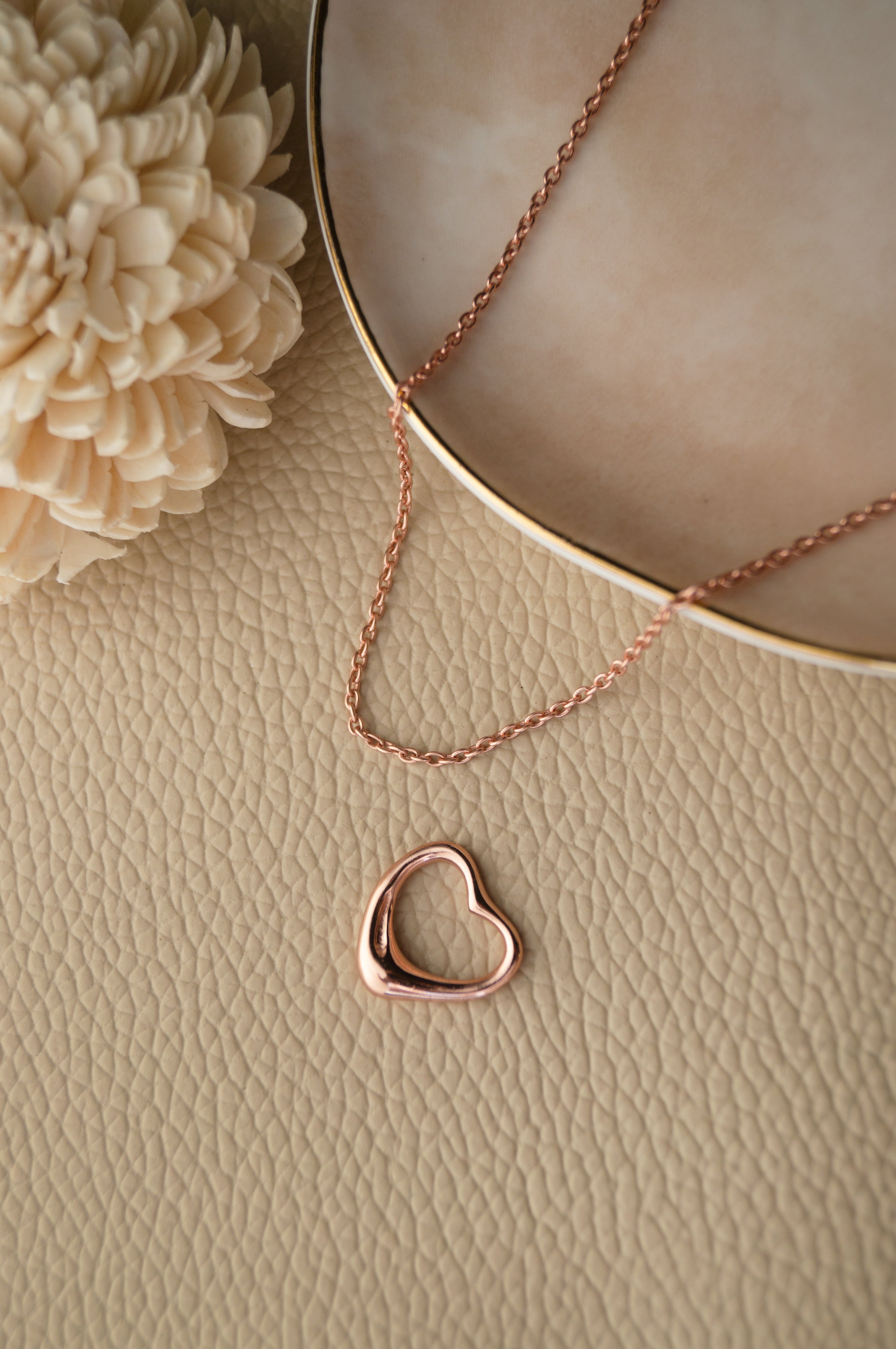 Silver Zircon Double Heart Pendant with Link Chain – GIVA Jewellery