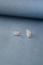 Leaf Trail Sterling Silver Earrings
