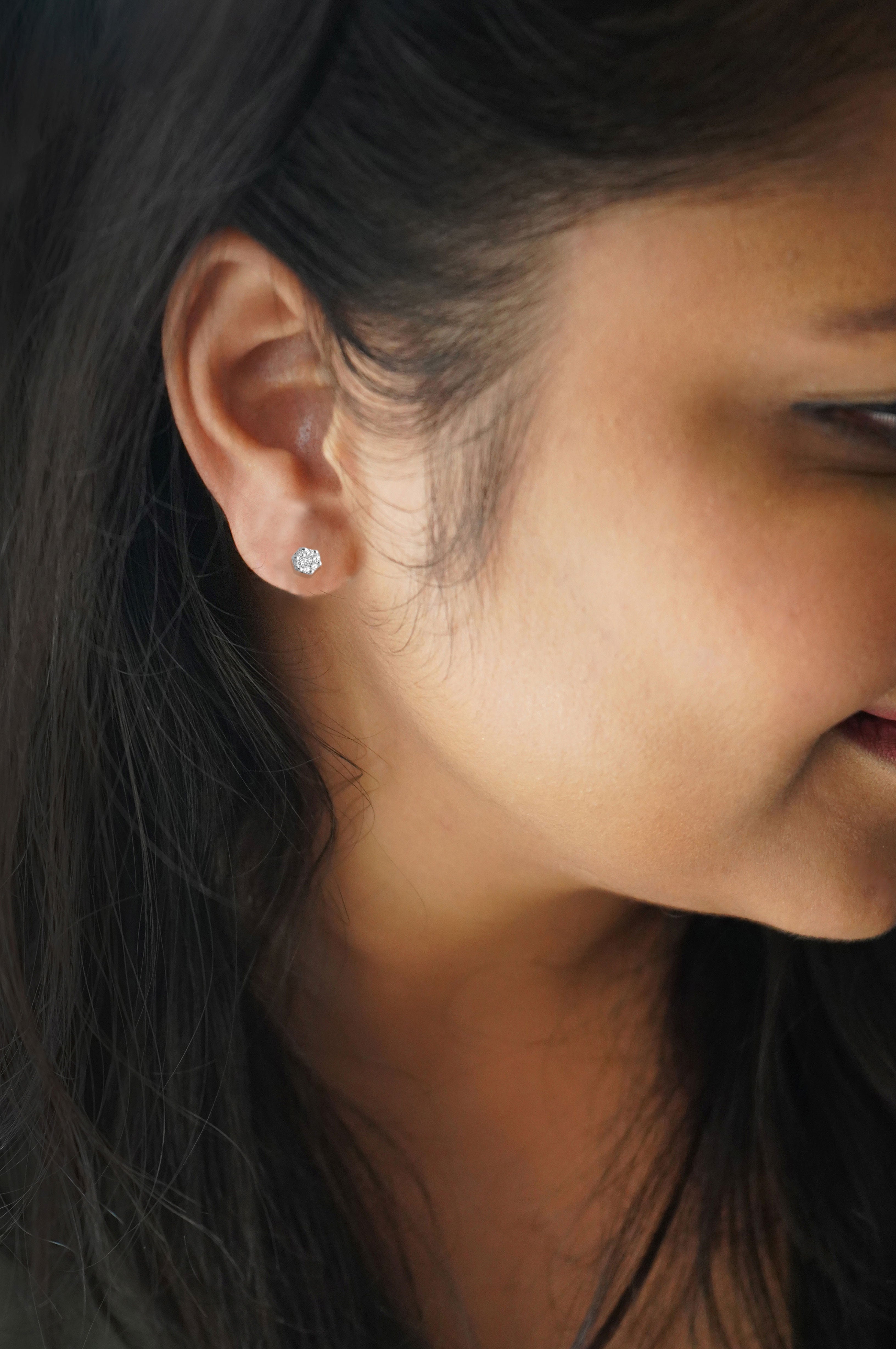 Itsy bitsy sterling silver shop earrings