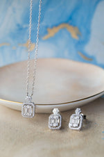 Let's Shine Sterling Silver Pendant Set