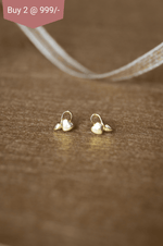 Always For You Gold Plated Mini Sterling Silver Stud Earrings