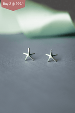 Star Fish Sterling Silver Mini Stud Earrings